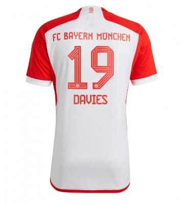 Bayern Munich Alphonso Davies #19 Hemmatröja 2023-24 Kortärmad